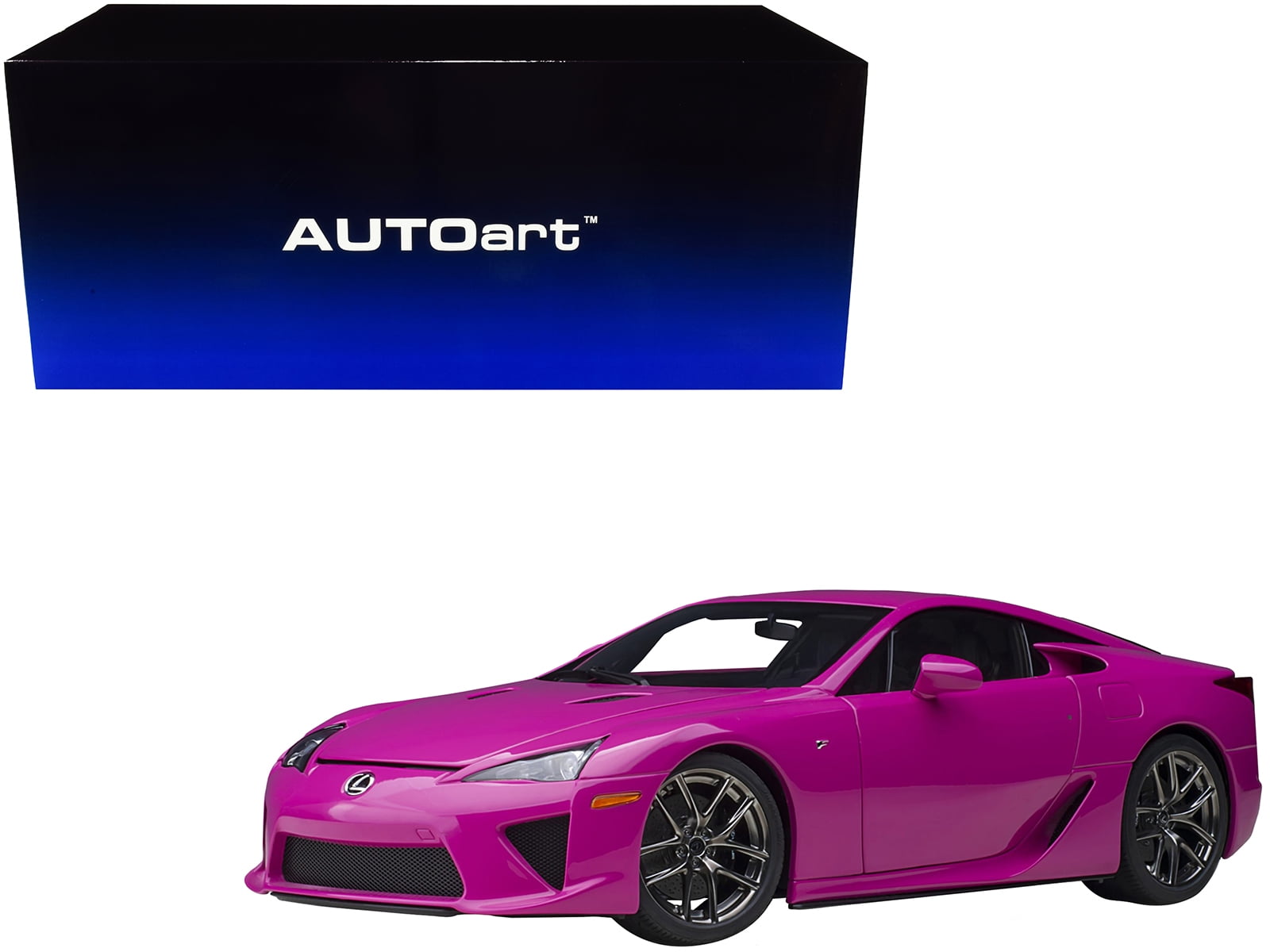 Diecast Lexus LFA Passionate Pink 1/18 Model Car by Autoart