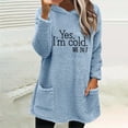 thumbnail image 2 of Bowake Sweat à Capuche Confortable pour Femmes Manches Longues Sweat à Capuche en Polaire d'Hiver avec Poches, 2 of 5