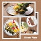 thumbnail image 5 of 3 PCS Placas de acero inoxidable Plato de barbacoa redondas Placas de porción de alimentos multifuncionales, 5 of 8