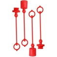 thumbnail image 2 of 2 Sets of Practical 3/4" NPT Flat Face Hydraulic Quick Connector with Dust Caps, 2 of 8