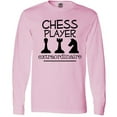 thumbnail image 3 of Inktastic Chess Player Game Long Sleeve T-Shirt, 3 of 5