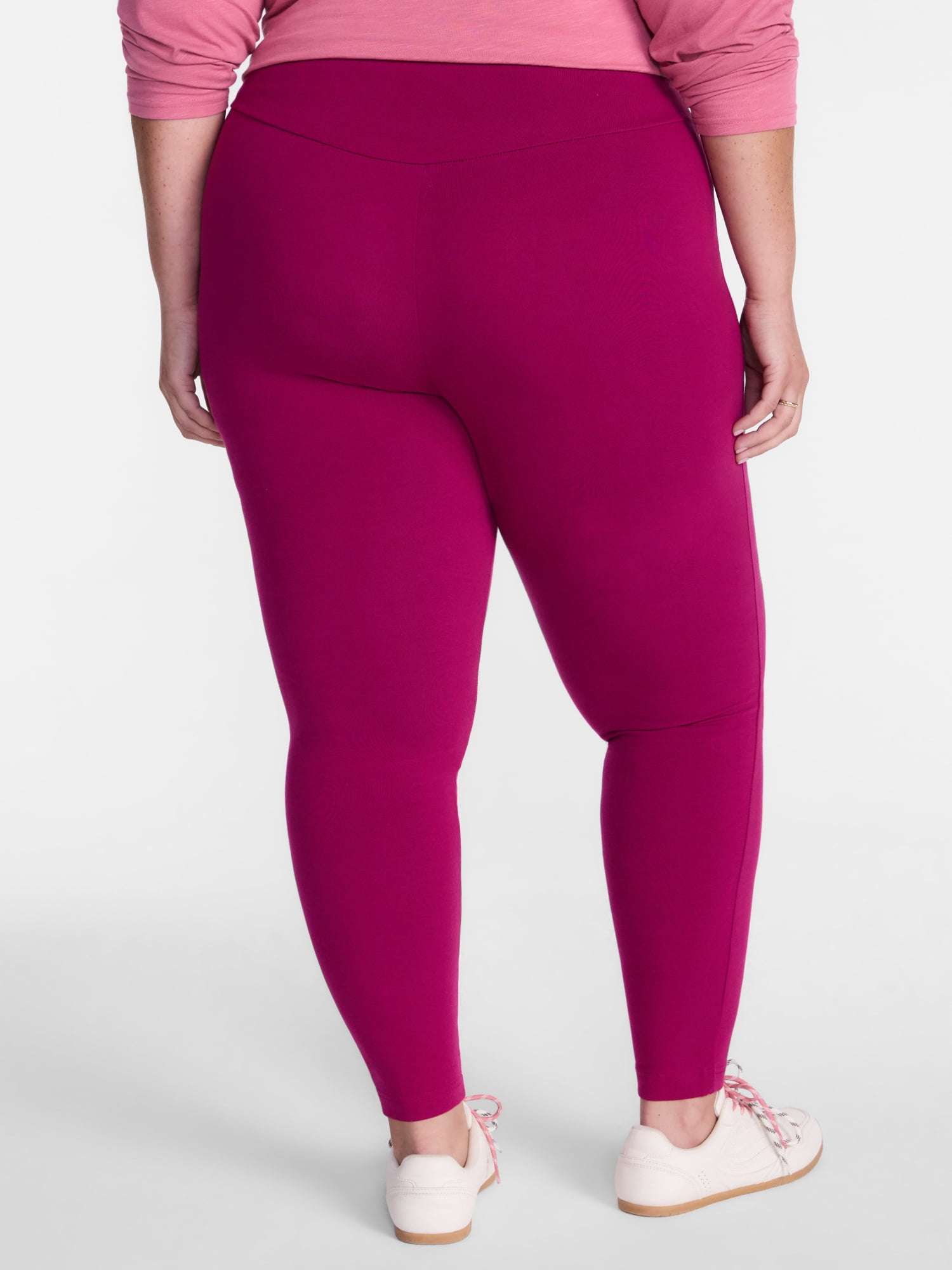 Terra & Sky Women's Plus High Waist Full Length Leggings, Sizes 0X-5X