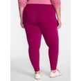 thumbnail image 3 of Terra & Sky Women's Plus High Waist Full Length Leggings, Sizes 0X-5X, 3 of 5