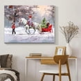thumbnail image 4 of Denozer Large Christmas Wall Art - Santa Wall Art, Christmas Canvas, Winter Wall Art, Christmas Pictures, Christmas Poster - 18x12 inches, 4 of 8