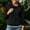 aa02_Black, variant on Hilzaten Womens Loosse Sweatshirt Pullover Drop Shoulder Solid Womens Collared Sweatshirt