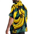 thumbnail image 3 of Banana Men's Casual Printed Button Down Short Sleeve Beach Shirts, 3 of 6