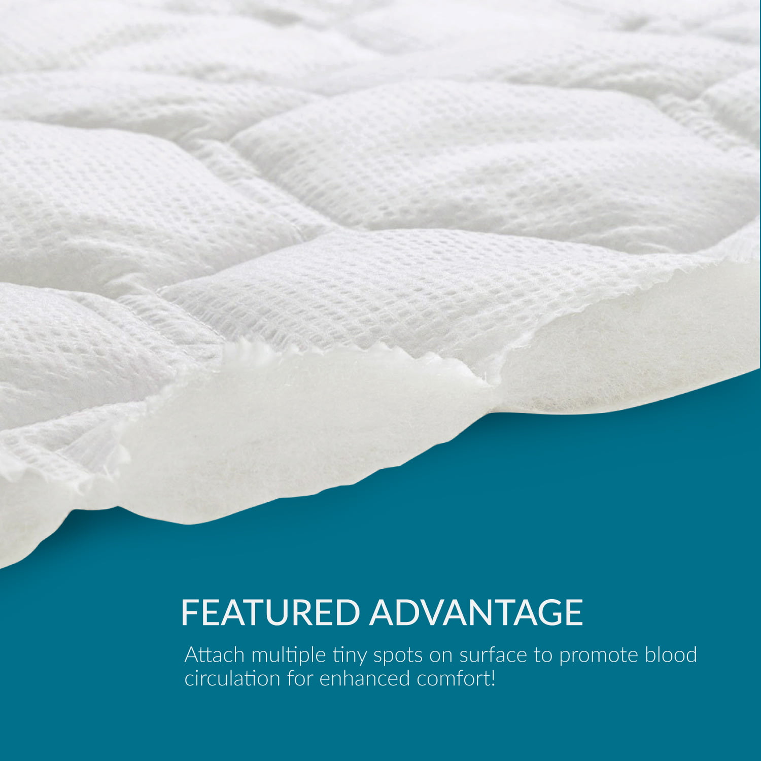 Bedsure Hypoallergenic Antibacterial Quilted Mattress Pad Ultra