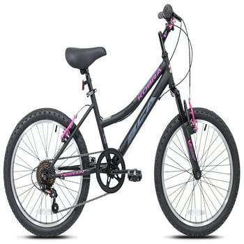 BCA 20-inch Girl's Kobra ain Bike, Black/Pink