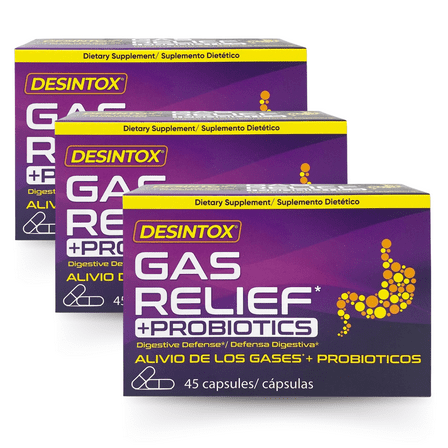 Desintox Digestive Defense Formula –45 Capsules (3-Pack)