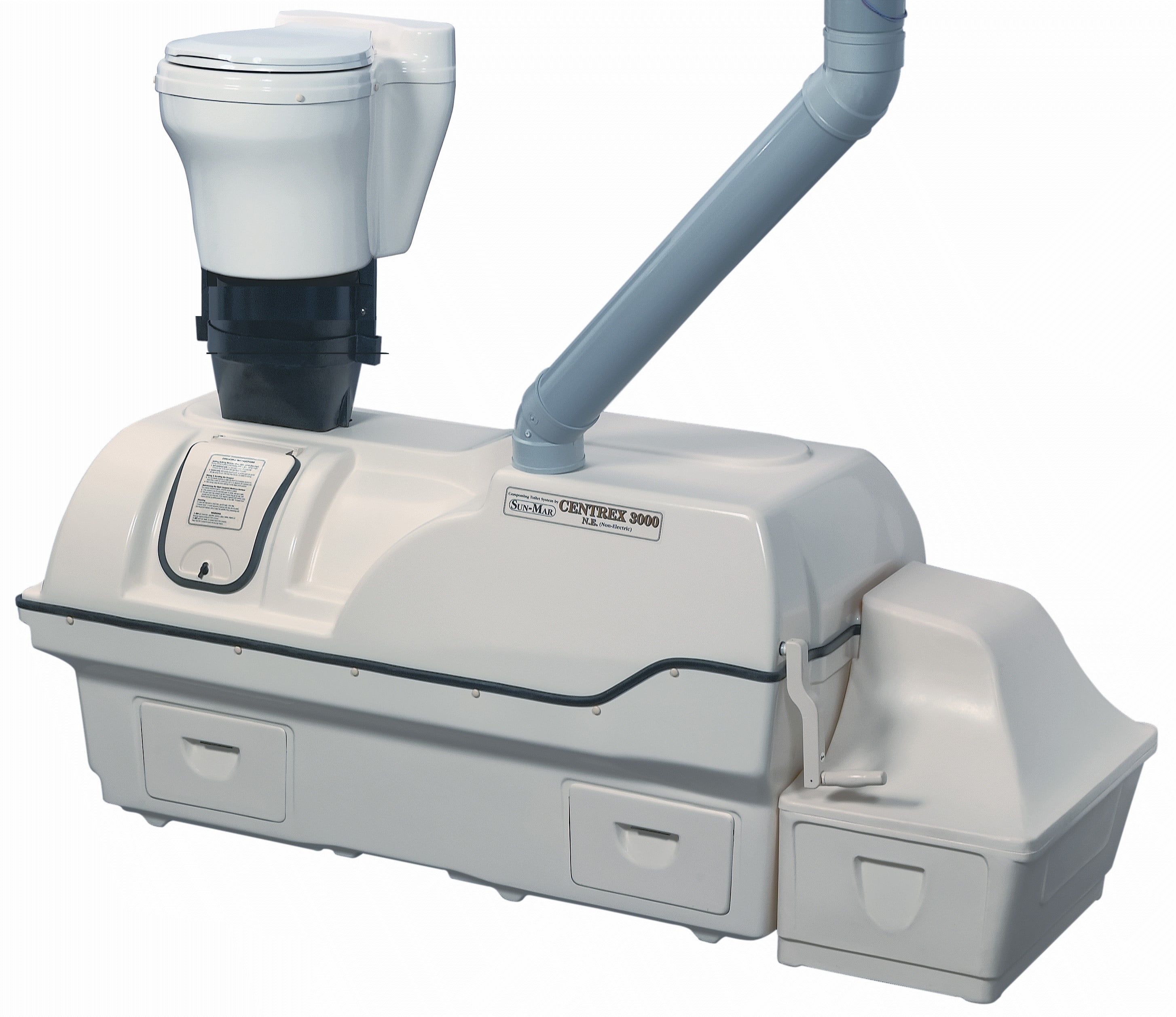 Centrex 3000 NE Centralized Composting Toilet System with A/F Waterless