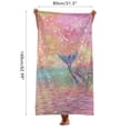 thumbnail image 3 of Toallas De Escamas De Sirena, Decoraciones De Baño, Toalla De Playa Suave Y Transpirable Moyic OD016454-05, 3 of 6