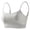 Gray, variant on Spaghetti Straps Sport Bras for Womens Push Up Back Supportive Skinny Balconette(White/M)