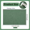 thumbnail image 2 of Tela de lino verde mar, 144,5 x 100 cm, 0,5 mm de grosor, estampado liso. Ideal para coser, bordar y manualidades., 2 of 6