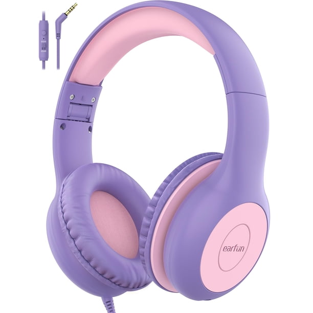 Auriculares EarFun Kids con cable y micrófono con límite de volumen de 85/94 dB