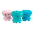 thumbnail image 1 of Paquete de 3 cepillos faciales exfoliantes de silicona oso de fresa Electrónica, 1 of 5