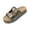 Black, variant on Cork Sandals for Women Platform Flatform Rhinestone Beaded Sandals Double Buckle Strap Fancy Boho Slip On Cork Footbed Slide Summer Embellished Beach