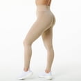 thumbnail image 4 of Sngxgn Women's Leggings High Waist Breathable Leggings(Beige,M), 4 of 8