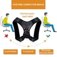 thumbnail image 4 of Posture Corrector for Men and Women, Upper Back Brace for Clavicle Support, Adjustable Back Straightener and Providing Pain Relief from Neck, Back & Shoulder,, 4 of 6