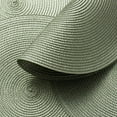 thumbnail image 4 of GFDYREE Round Braided Placemats Set of 8 Round Table Mats for Dining Tables Natural Woven Heat Resistant Place mats 15 Inch(Fog Green), 4 of 6