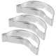 thumbnail image 4 of Stainless Steel Baking Mold for Cookies and Chocolate Banana Shaped 3 Pcs Set and Odourless, 4 of 4
