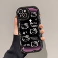 thumbnail image 3 of For OPPO A57 A38 A58 A54 A74 A76 A77 A78 A94 A96 A98 A53 A31 A5 A9 2020 A15 A16 A17 Hello Kitty Cartoon Wave TPU Soft Phone Case, 3 of 5