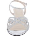 thumbnail image 3 of Benjamin Walk Womens Amara Faux Leather Ankle Strap Kitten Heels, 3 of 3