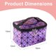 thumbnail image 2 of Bolsa de maquillaje láser 3D, bolsa de viaje, bolsa de almacenamiento, bolsa de aseo de gran capacidad impermeable, 2 of 5