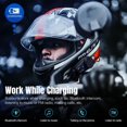 thumbnail image 4 of Auriculares Bluetooth para moto Fodsports FX6, paquete de 2 unidades, 1000 m, 4 of 9