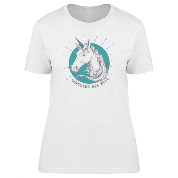 Fantasy Unicorn Head  T-Shirt Women -Image by Shutterstock, Female Large