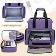 thumbnail image 3 of Large Travel Makeup Bag with 3 Removable Pouches, Hair & Tattoo Carrying Case,, 3 of 6