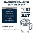 thumbnail image 3 of Taza YETI Rambler de 750 ml con tapa de pajita de acero con aislamiento al vacío, 3 of 9