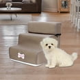 thumbnail image 1 of Cat Ramp Ladder Pet Climbing Platform Dog Stairs Portable Ramp Car SUV Steps for SUV Play Couch Khaki, 1 of 9