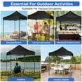 thumbnail image 6 of SANOPY 6.6 x 6.6 FT Pop Up Canopy Tent, Heavy Duty Canopy Easy Set up All Weather Waterproof Outdoor Canopy Tent for Parties, Beach, Garden, Camping with 1 Handbag, 3 Adjustable Heights, UPF50+, 6 of 8