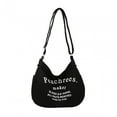 thumbnail image 1 of Bolso de Hombro de Lona para Mujer jinwen Bolsa de Alta Capacidad Negro, 1 of 8