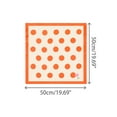 thumbnail image 3 of INSPIRAR CHIC Bufanda Cuadrada de 70 cm con Lunares para Mujeres, Naranja Rosa 19.69*19.69" (L*W), 3 of 6