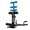 Blue, variant on Roomisland Deep Squat Machine for Home Gym, Hip Thrust Machine, All-in-One Workout Equipment, Adjustable for Glutes Legs & Core, 300 lb Capacity for Apartment Office Use