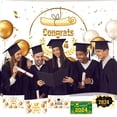 thumbnail image 1 of mtvxesu 2024 Graduation Party Decorations, Graduation Decorations Congratulations Graduation Banner 2024 Graduation Banner Graduation Decorations Graduation Photo Backgrounds Clearance Under $10, 1 of 8