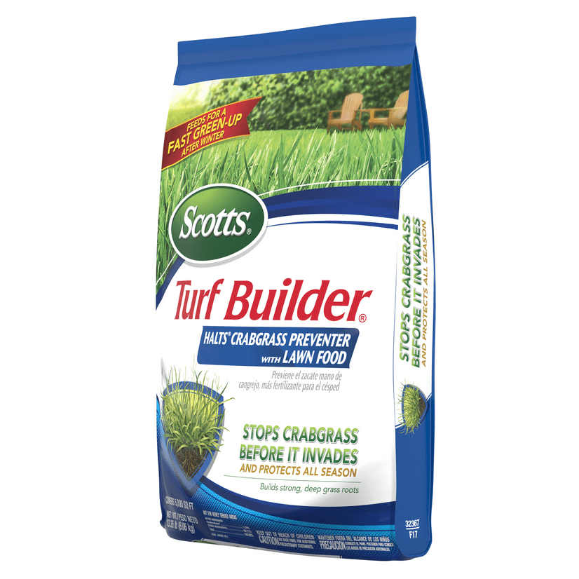 Buy Scotts Turf Builder Halts Crabgrass Preventer with Lawn Food 13.35