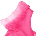 thumbnail image 3 of YONGHS Kids Girls Ballet Dance Leotard Flutter Sleeve A-line Dress Gymnastics Bodysuit 2-12 Rose 5-6, 3 of 6