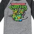 thumbnail image 3 of Teenage Muntant Ninja Turtles - Gaming Group And Logo - Toddler And Youth Raglan Graphic T-Shirt, 3 of 5