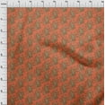 thumbnail image 4 of oneOone Polyester Spandex Orange Fabric Asian Paisley Sewing Craft Projects Fabric Prints By Yard 56 Inch Wide, 4 of 4