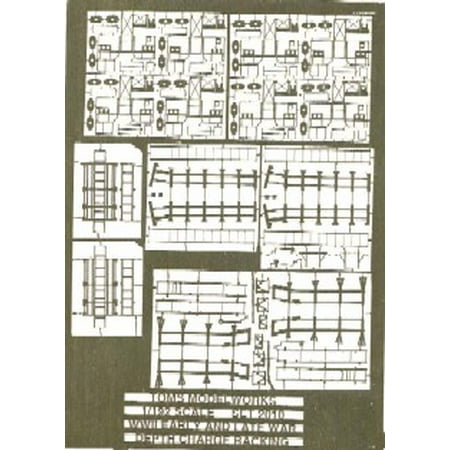 - 1/192 WWII Eary & Late US Destroyer & Escort Depth Charge Racks (D)