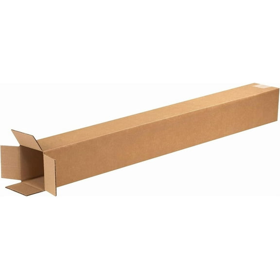 5 x 5 x 48-Inch Tall Corrugated Boxes