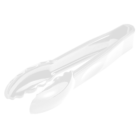 Cambro 6" Camwear Scallop Grip Salad Tongs, 12PK, White, 6TGS-148
