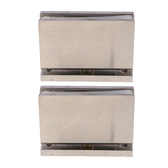 2 Piezas de Bisagras de Puerta de de material acero Inoxidable de Pared / Abrazadera Pulida de BLESIY Bisagras para puertas de baño 360