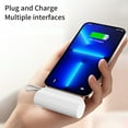 thumbnail image 5 of Portable Power Bank 5000mAh under $5! Yrmaups Portable Power Bank, 5000mAh Compact Lipstick Power Bank with Built in Cables, Fast Charging Battery Pack for Phone, Mini Emergency Charger, 5 of 8