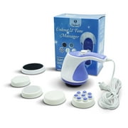 Styles II Unknot & Tone Massager - 4 Variable Attachments To Relieve Knots, Pains, Stiffness & Fatigue In Neck, Shoulders, Feet, Hips & More - Great For Home & Travel Use