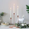 thumbnail image 2 of Candelabro dorado galvanizado para bodas, accesorios románticos para cenas a la luz de las velas, decoración de bodas, decoración de mesa, 2 of 4