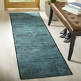 thumbnail image 2 of SAFAVIEH Palazzo Auran Euro style Area Rug, Black/Turquoise, 4' x 6', 2 of 8