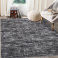 thumbnail image 3 of Shininglove Washable Area Rugs 6' x 9' Modern Abstract Plain Texture Living Room Carpet, Contemporary Non-Slip Accent Floor Mat for Bedroom Dining Room(Dark Grey), 3 of 8